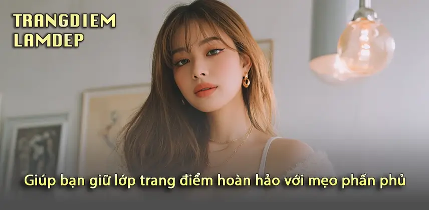 Nắm bắt bí quyết giữ lớp trang điểm hoàn hảo bằng phấn phủ